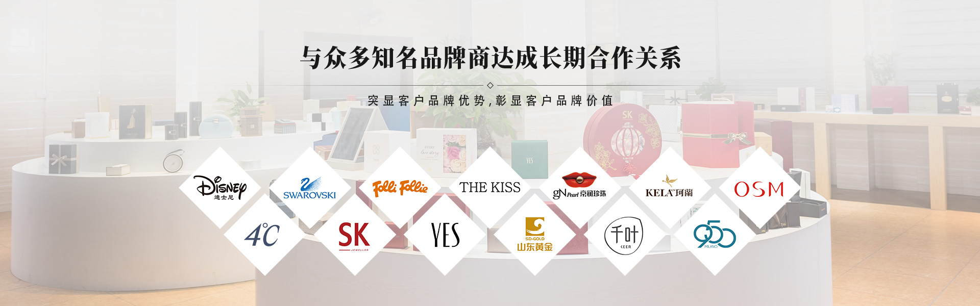 冠琳包裝盒與眾多知名品牌商達成長(cháng)期合作關(guān)系