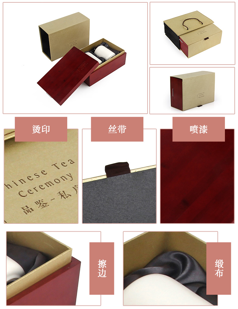精品茶葉包裝盒-木質(zhì)茶葉包裝盒細節展示